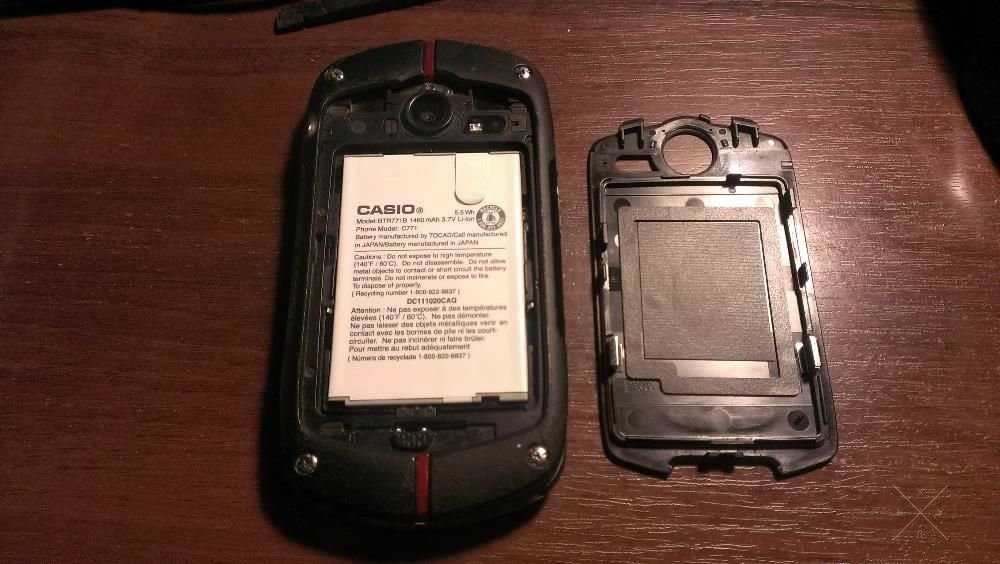Защищенный Casio G`zOne c771 CDMA рабочий подключен к Интертелеком sfu