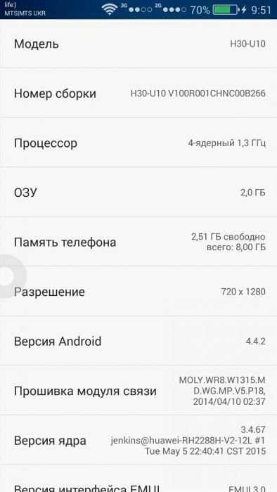 Honor 3c 2/8г.
