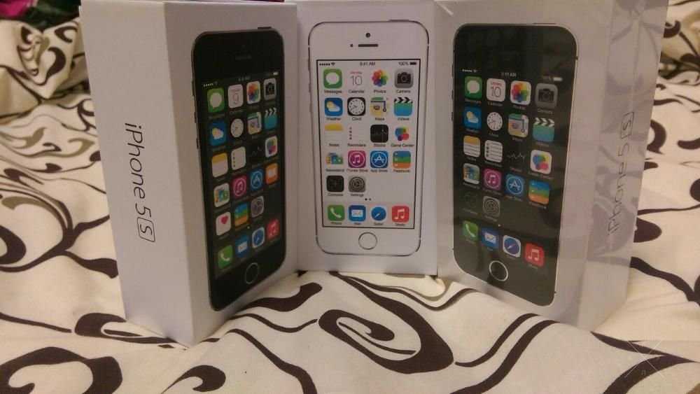 НОВЫЙ iPhone 5S 16гиг Черный (запечатан в завод. пленке)
