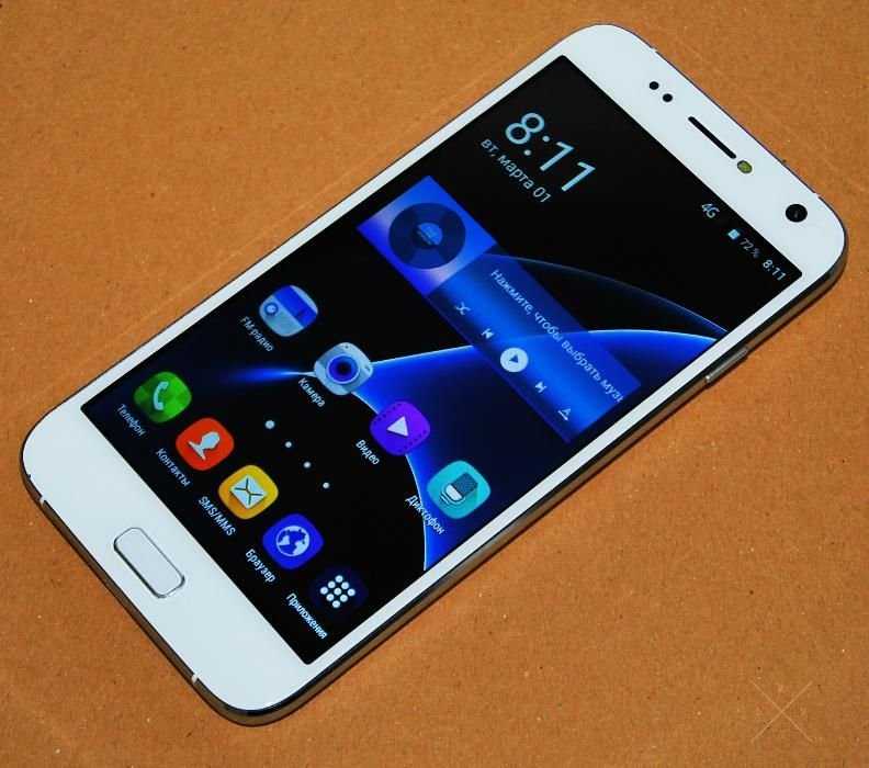 Мощный Samsung S7 plus 5.5" + ЧЕХОЛ и СТЕКЛО!!! 4 ядра, 2ГБ ОЗУ