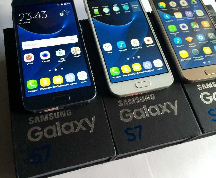 Телефон Samsung (Самсунг) S7 5.1" 2Sim 8Ядер Power Bank Xiaomi ПОДАРОК