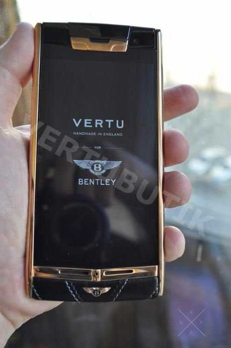 Vertu Signature for Bentley Gold , bentley gold, signature touch