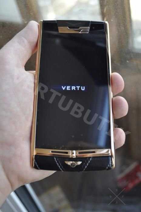 Vertu Signature for Bentley Gold , bentley gold, signature touch