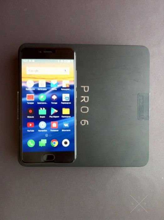 Meizu Pro 6 64Gb Black в идеальном состоянии