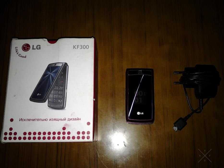 LG kf300 (состояние отличное, полный комплект) Срочно!