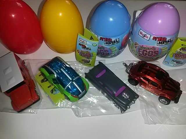 Машинки металлические из яиц Maisto Fresh metal eggs обмен