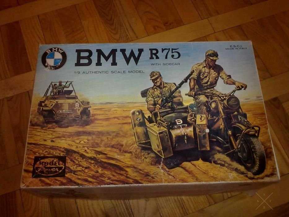 модель 1/9 BMW R-75 редкая обмен