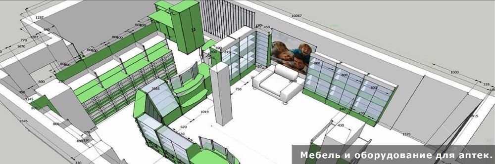 Мебель для аптек. Помощь в получении аптечной лицензии.