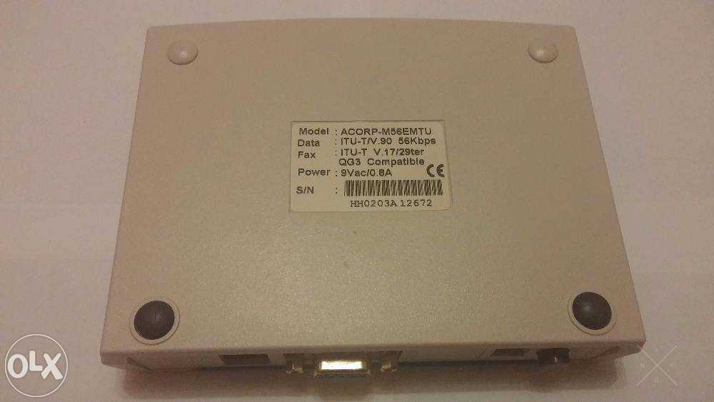 Аналоговый модем Acorp M56EMTU