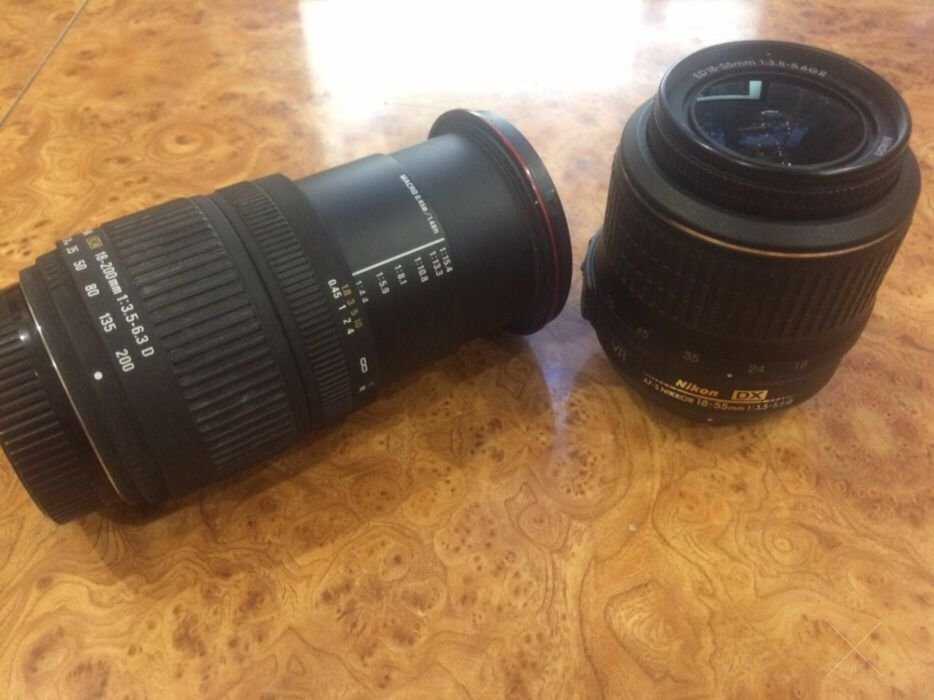 sigma 18-200 + Nikon 18-55 обмен