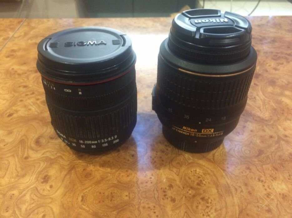 sigma 18-200 + Nikon 18-55 обмен