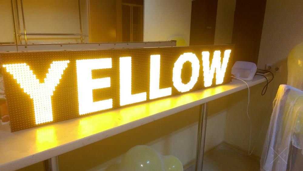 Бегущая строка LED,Светодиодная вывеска, табло, экран. Изготовление