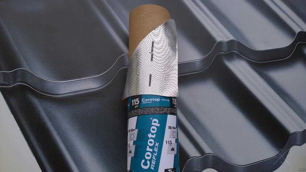 Пароизоляция Corotop Reflex С напилением фольги (Германия)