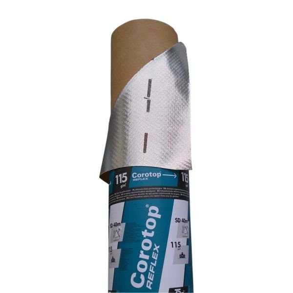 Пароизоляция Corotop Reflex С напилением фольги (Германия)