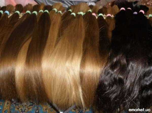 Волосы на заколках. Волосы в срезах.