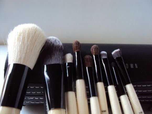 Кисти для макияжа Bobbi Brown 9 шт + чехол в ПОДАРОК! Набор кистей