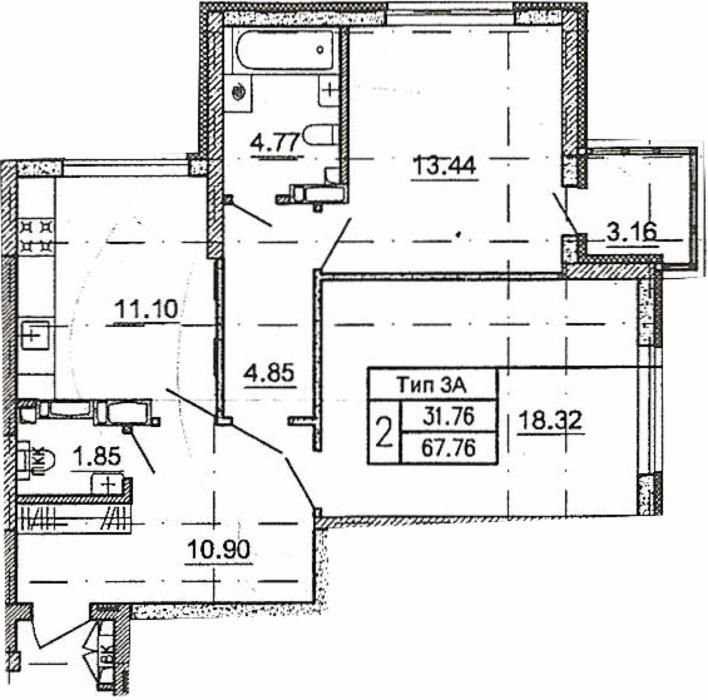 Продаю 2к.кв. ул.Краковская 27А, новостройка. м.Черниговская. Хозяин.