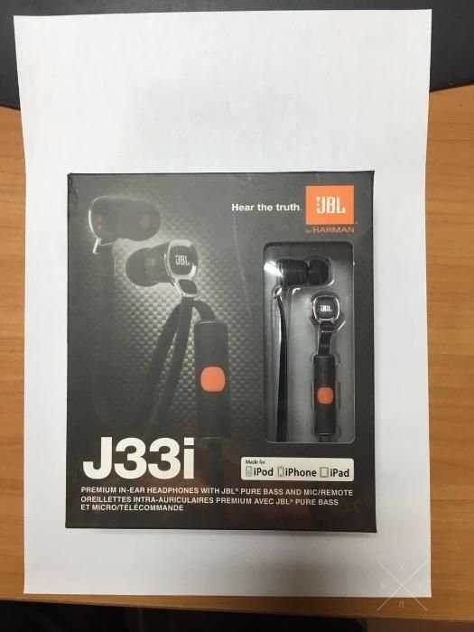 Наушники JBL J33i White/Black