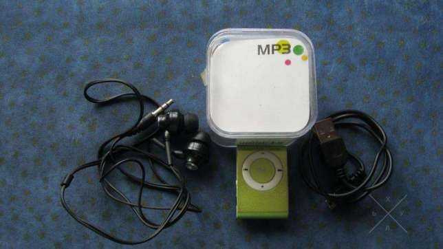 Mp 3 плеер (копия iPod Shuffle) с клипсой для крепления