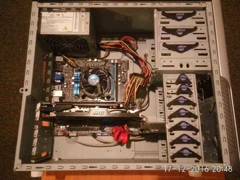 Игровой компьютер ПК intel i3 3220 radeon HD7870 4 Gb 1Tb sata3 usb3