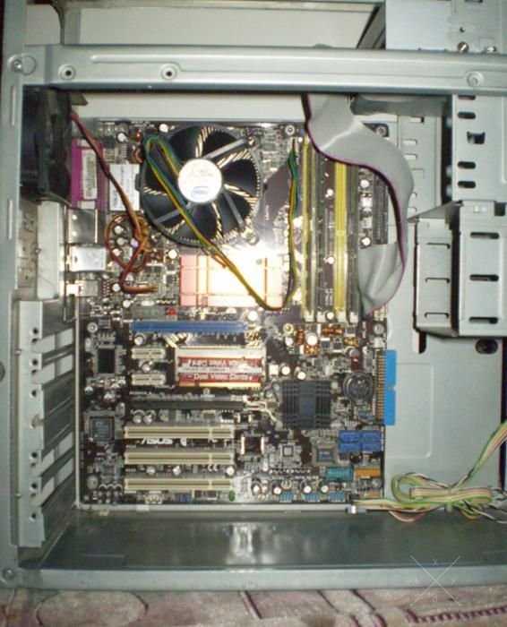 Компьютер системный блок ПК Asus PC Intel процессор 2 gb операт память