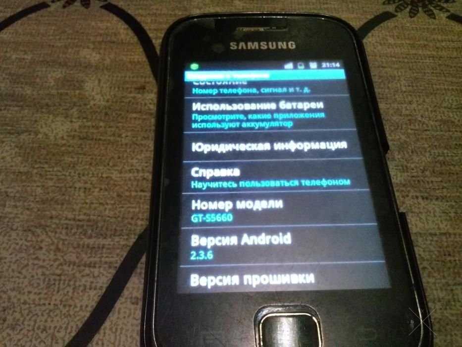 Продам Samsung galaxy GT S5660