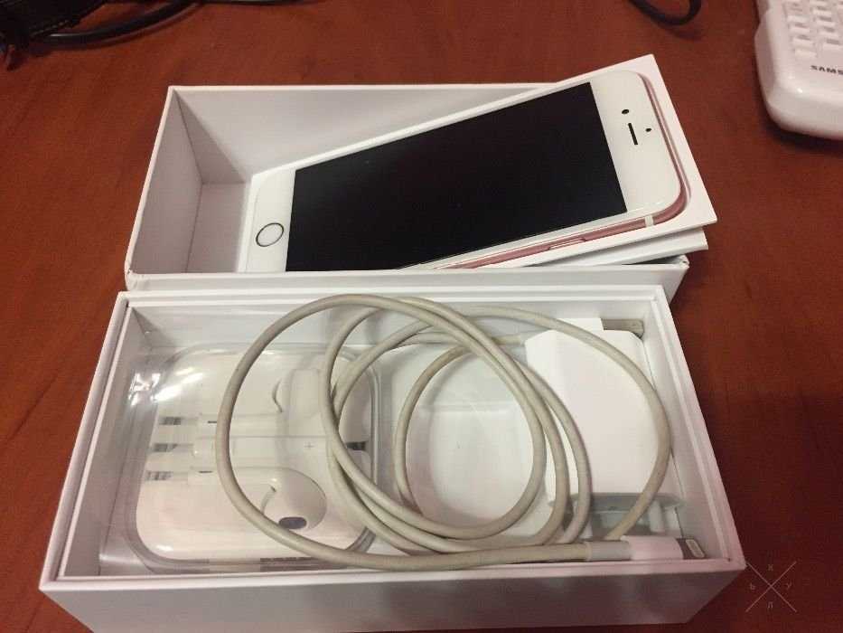 iphone 6 64 gb gold идеал + earpods наушники, кабель и зарядка коробка