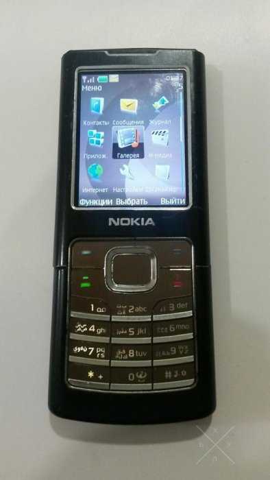 Nokia 6500 classic black.