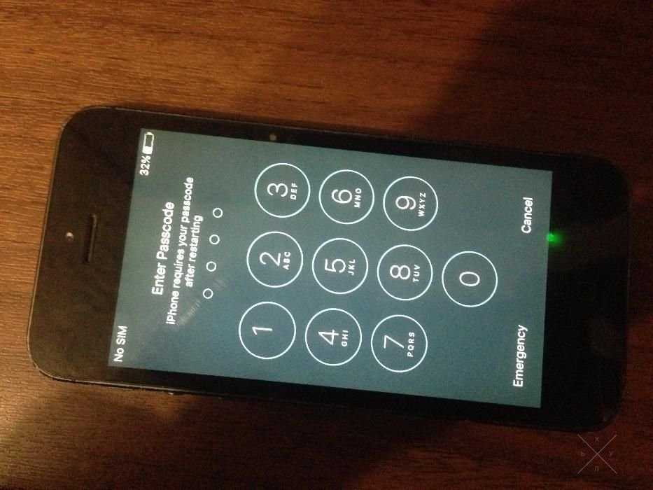 IPhone 5 ICloud Lock на запчасти