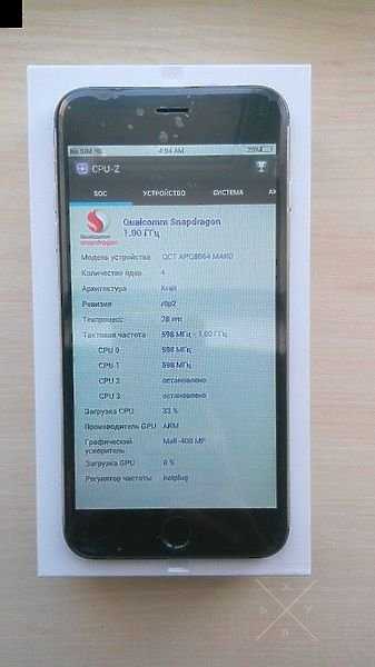 iPhone 6S Plus 5.5" 4 Ядра 1Гб/2Гб 8Мп Металл Корея