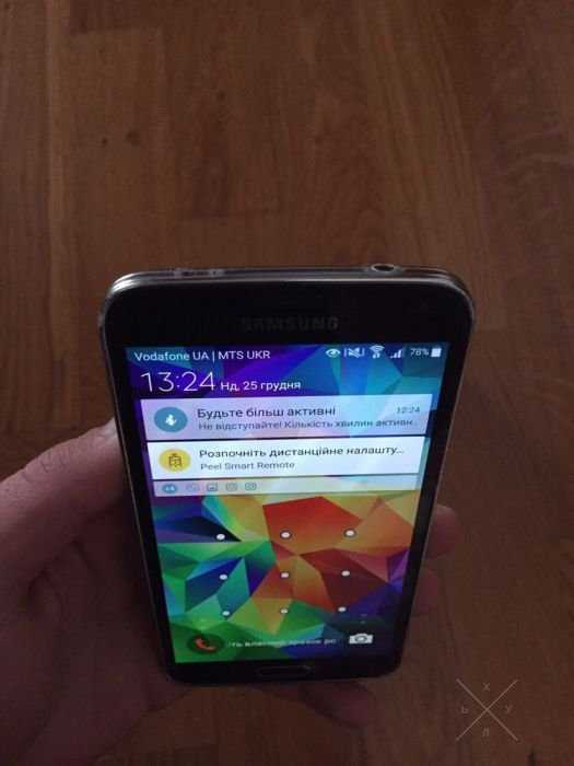 Samsung Galaxy S5 G900 16Gb, синій, +32gb флешка+чехол і зарядне