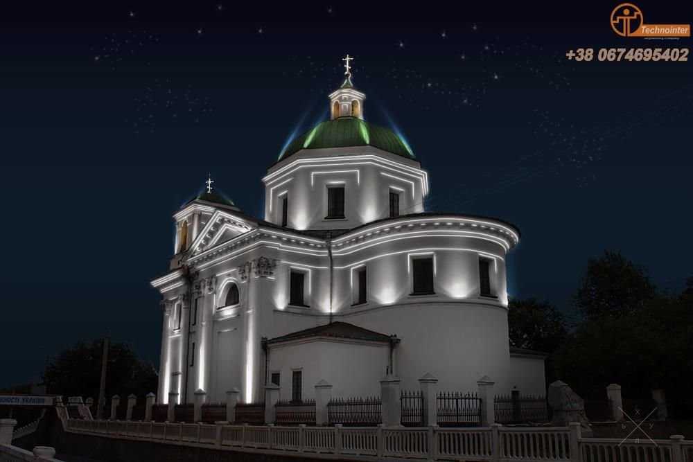 Освещение зданий под ключ от професионалов