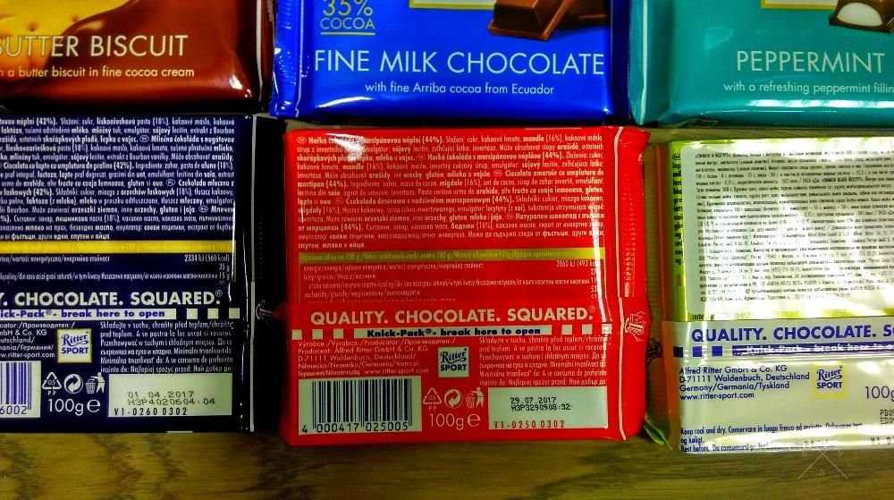 вкуснейший немецкий шоколад RITTER SPORT !!!