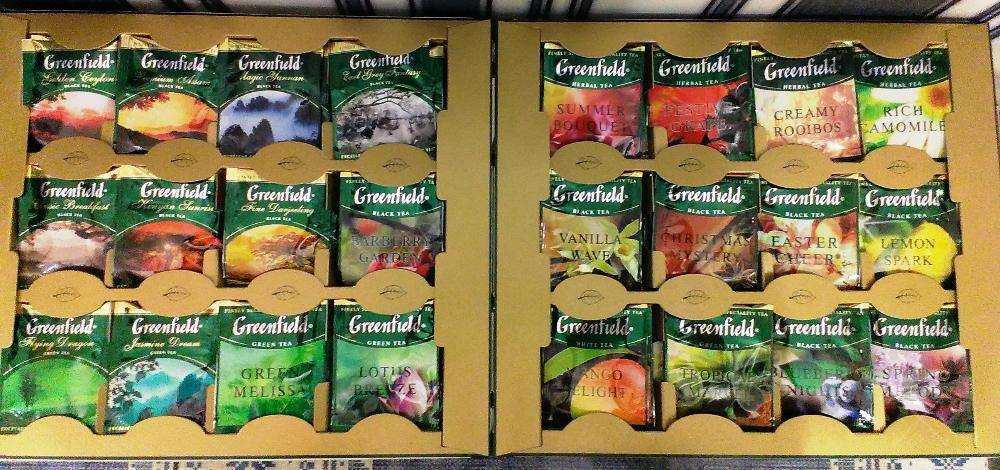 Greenfield подарочный набор "Ассорти" 96 пакетиков