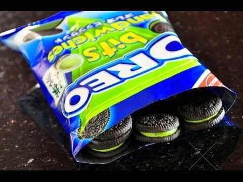 Печенье Nabisco Oreo bits sandwiches Matcha Latte. Японское орео