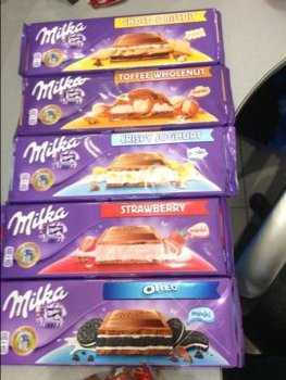 Шоколад Milka 250г 300 г (Мілка)