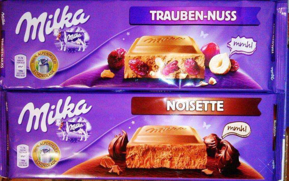 Шоколад Milka 250г 300 г (Мілка)