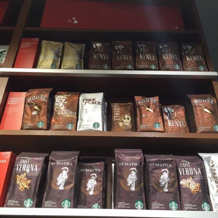 Элитный кофе/Кава в зёрнах Starbucks
