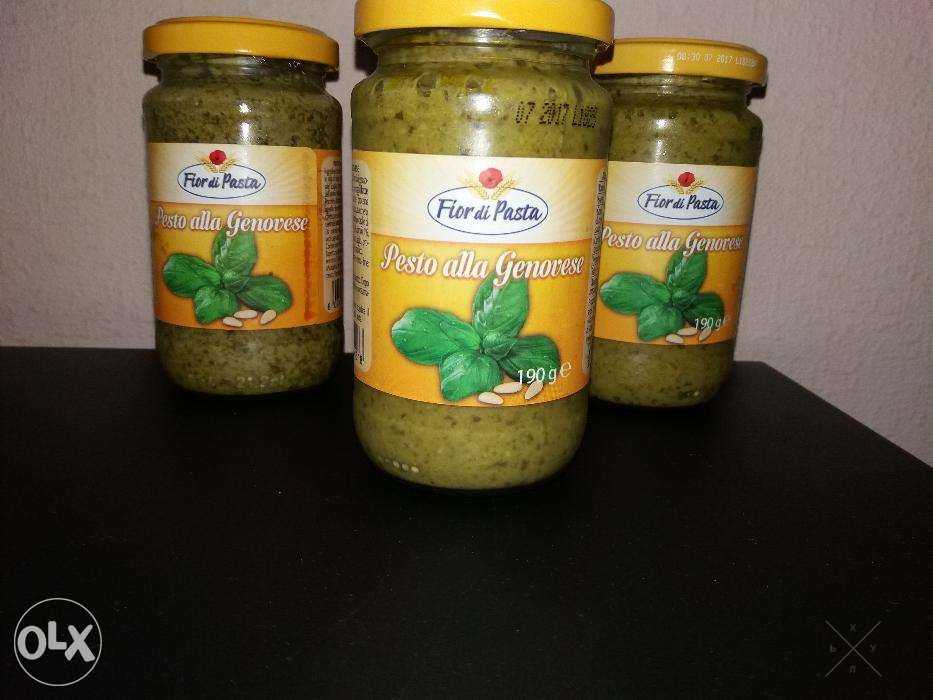 Итальянский соус песто Pesto alla Genovese. Оригинальный. Доставка.