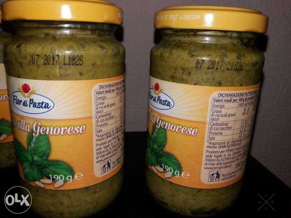 Итальянский соус песто Pesto alla Genovese. Оригинальный. Доставка.