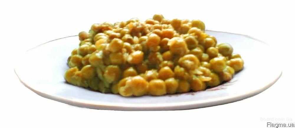 Горошек с мясом телятины