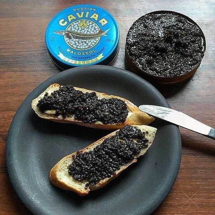 Дикая черная осетровая икра CAVIAR