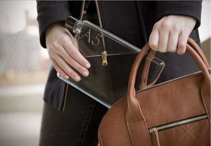 A5 Memo Notebook Bottle. Бутылка размером А5