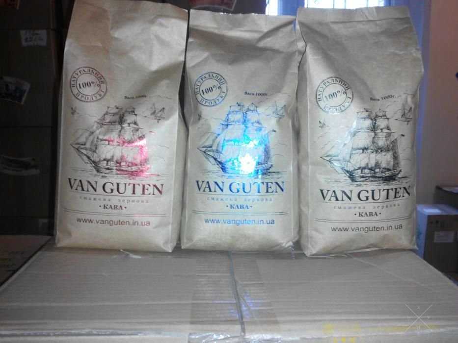 кофе в зернах *VAN GUTEN*