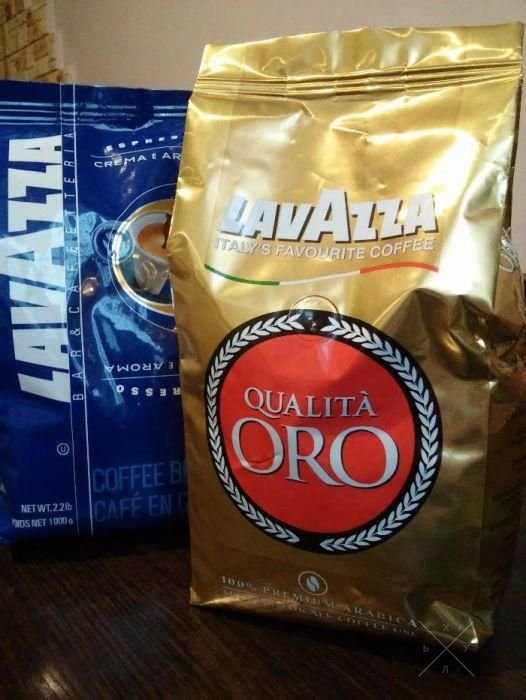 LAVAZZA QUALITA ORO, большое зерно, 100% Арабика, 1 кг.