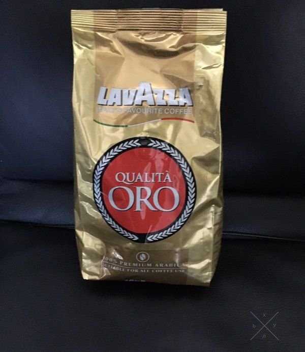 Кофе LAVAZZA QUALITA ORO, Качественное зерно,100% Арабика, 1 кг.