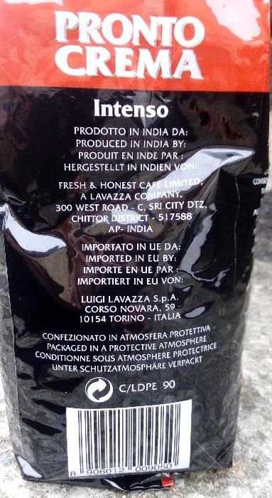Кофе LAVAZZA Pronto Crema Intenso от импортера, Лавацца