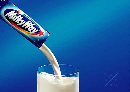Milky Way Chocolate Milk