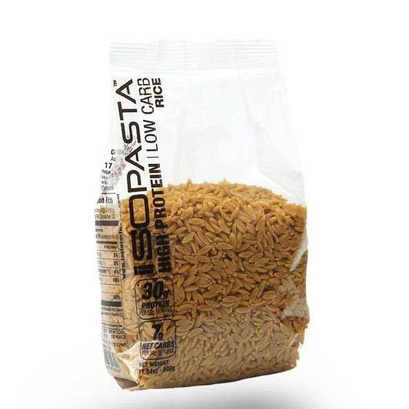 Протеиновые макароны ISOPasta Rice, 500г (10 порций - 300г белка)