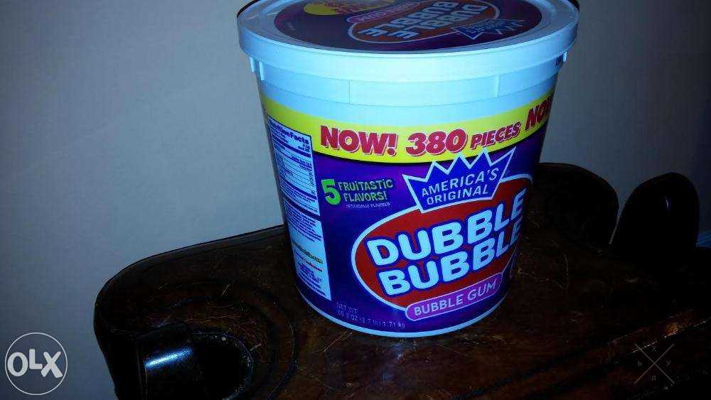 Жевательная резинка Dubble Bubble Bubble Gum 380шт.USA